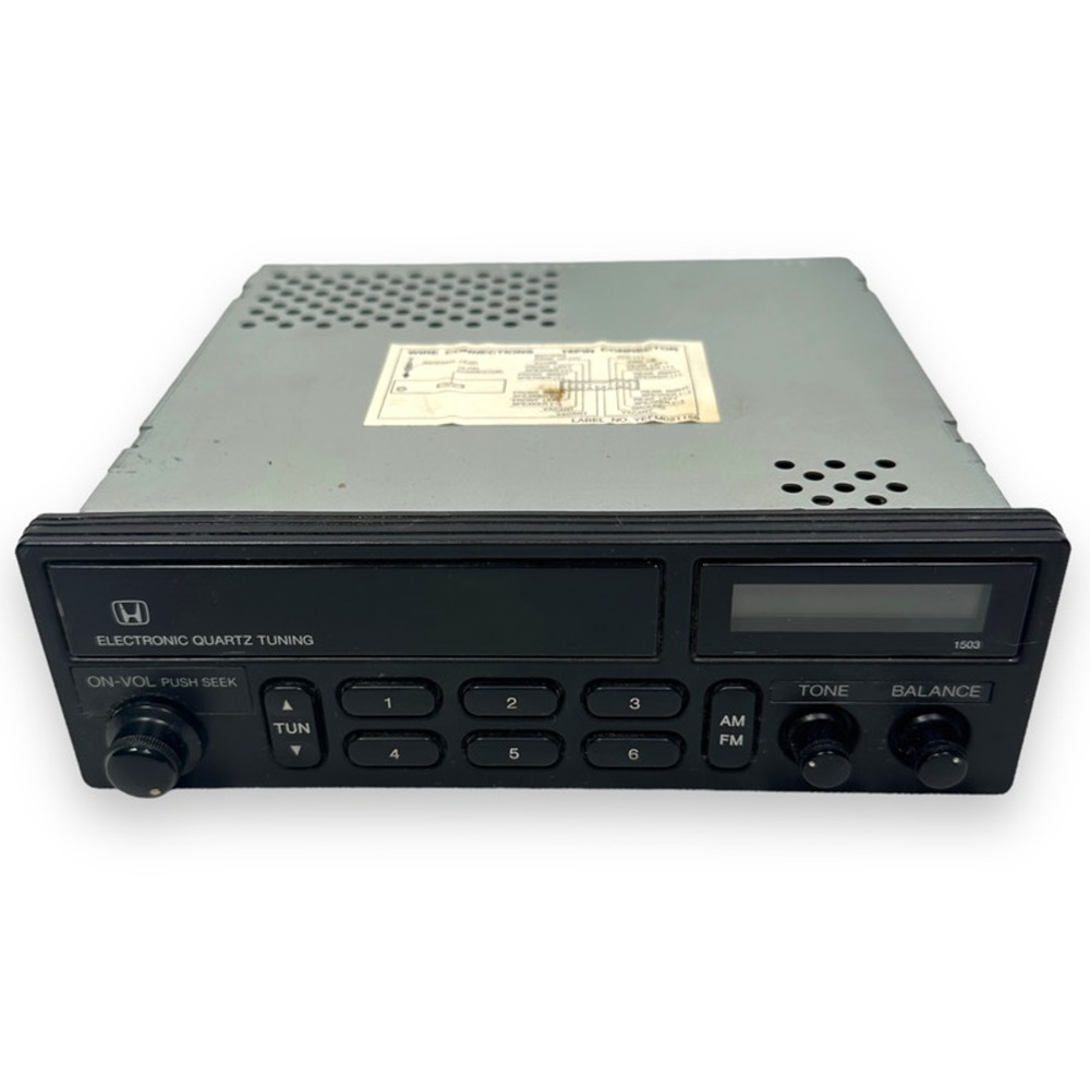 Honda Stereo Radio Head Unit Quartz AM/FM Tuner 08A04-521-310‎ Japan Black